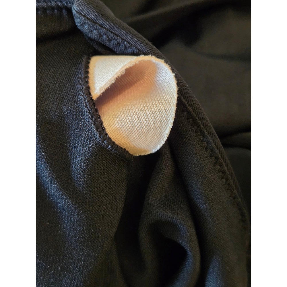 Abercrombie & Fitch Womens One Shoulder Cutout One Piece Swimsuit Black Lg NEW - Picture 6 of 6